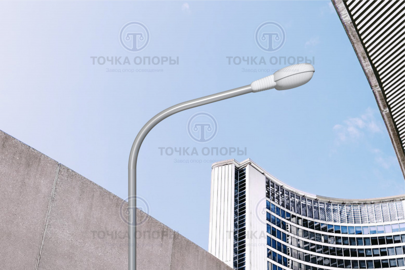 К1-1,5-1,5-Ф4 консольный однорожковый кронштейн