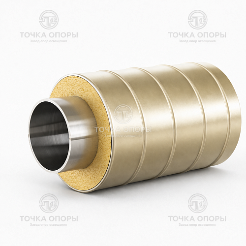 Труба ППУ стальная оболочка 675х530х7 мм ГОСТ 30732-2006