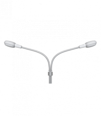 К2-0,5-0,5-180-Ф4 двухрожковый разнонаправленный под 180° консольный кронштейн